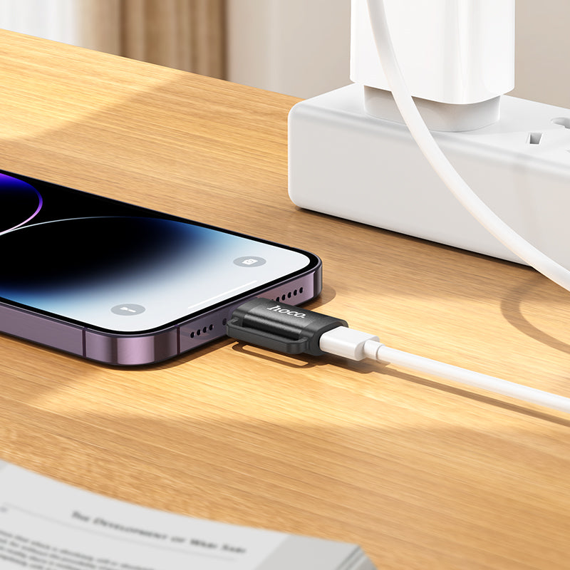 Lightning Male to USB-C Female OTG Adapter