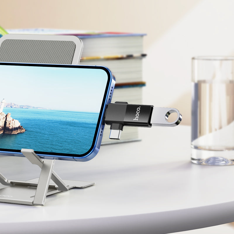 Lightning+USB-C to USB OTG Adapter - SKmobile Canada