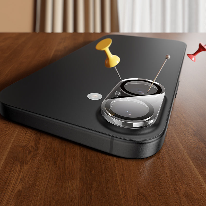 Full Coverage Tempered Glass Lens Protector for iPhone 17