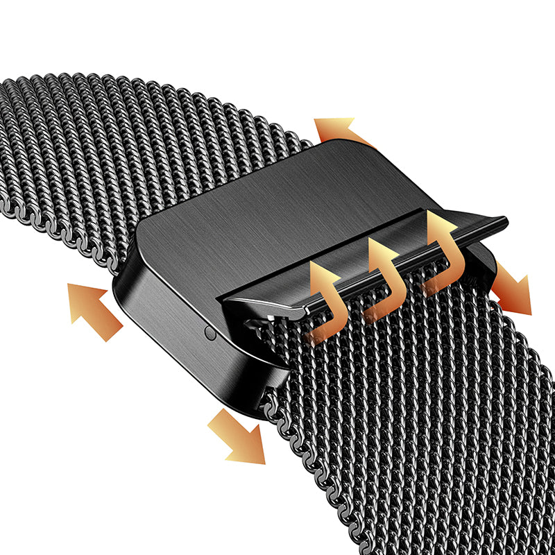 Apple Watch Band - May Series Two-Section Double Magnetic Buckle Milanese Strap