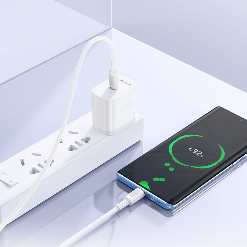 Borofone PD20W Charger Set with USB-C to USB-C Cable