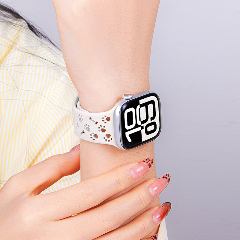 Apple Watch Band - Time Series Solid Color Silicone Strap (WA38)