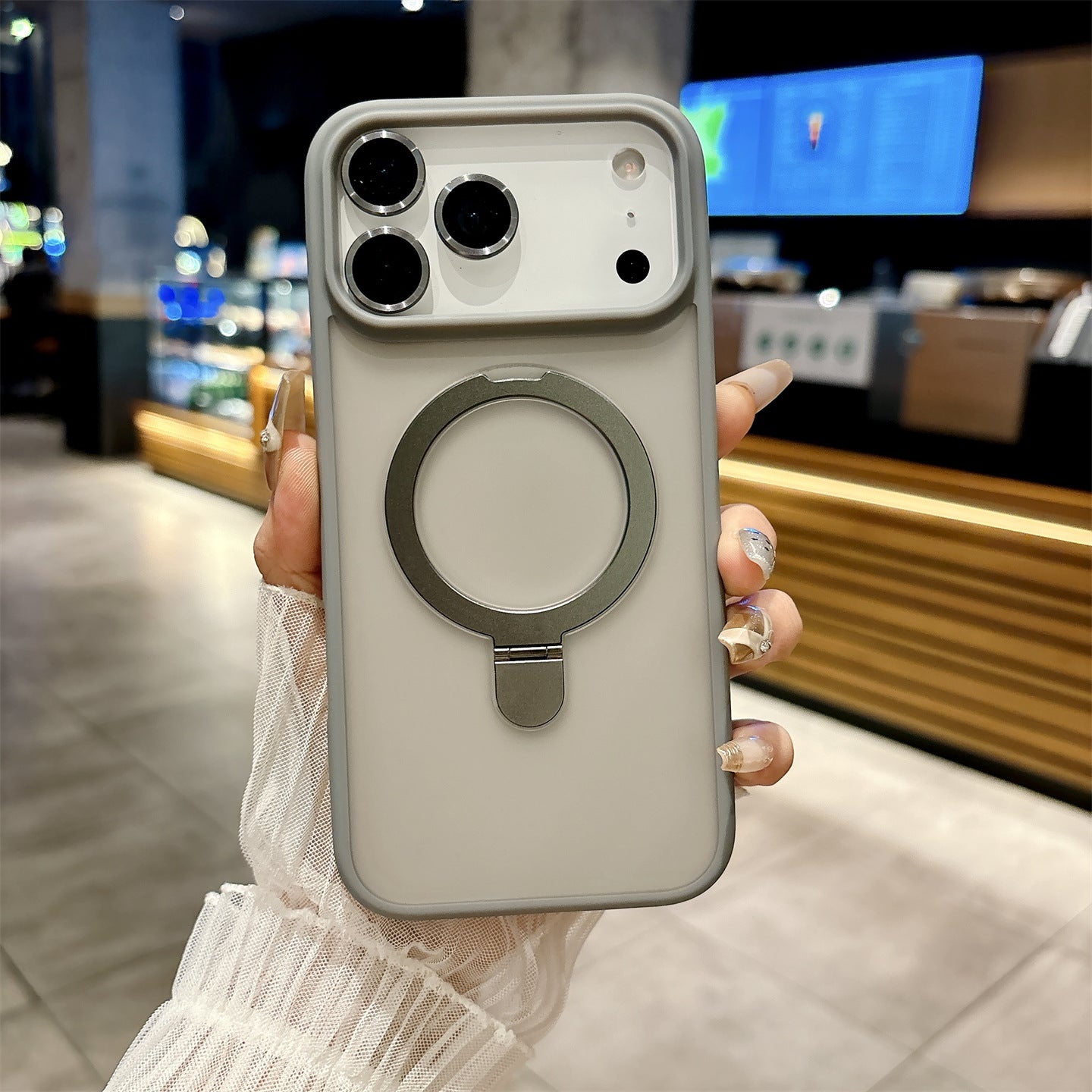 Circle Kick Stand MagSafe Case for iPhone 17 Series (ALL)