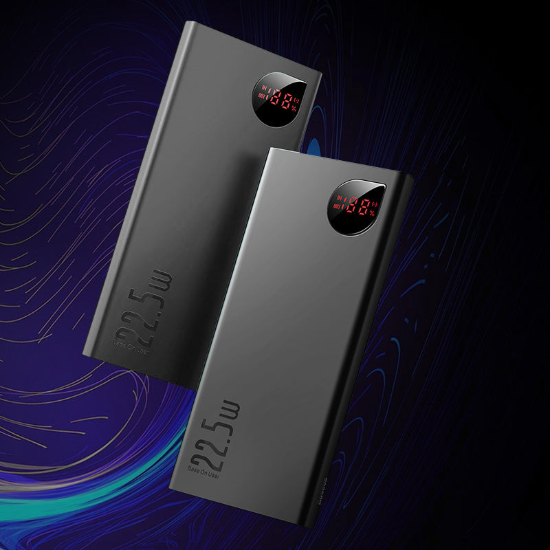 Adaman Metal Digital Display Quick Charge Power Bank 22.5W (10000 mAh)