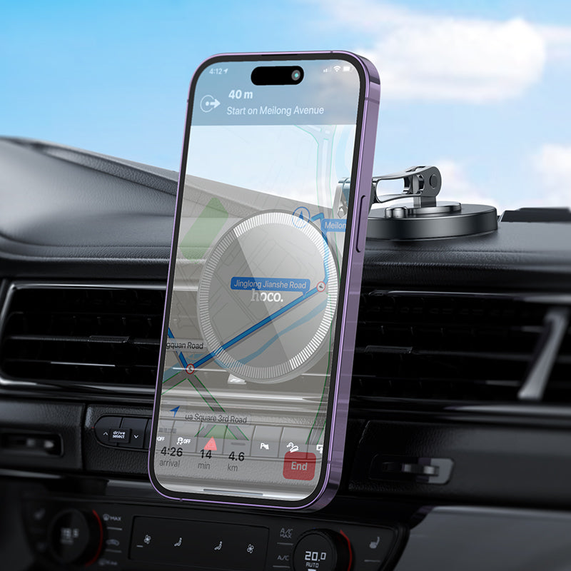 MagSafe Magnetic Car Mount w/ Swivel & Lock