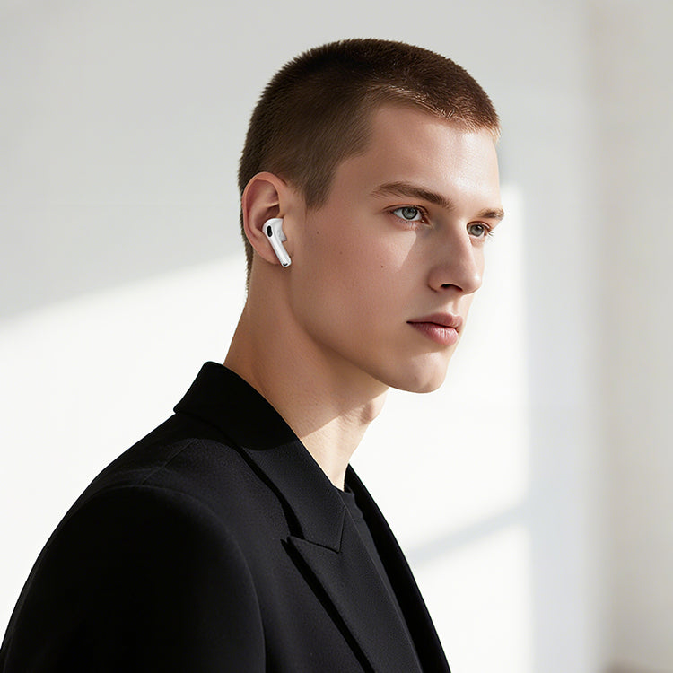 True Wireless Earphones with Bluetooth 6.0 and Pressure Touch Controls