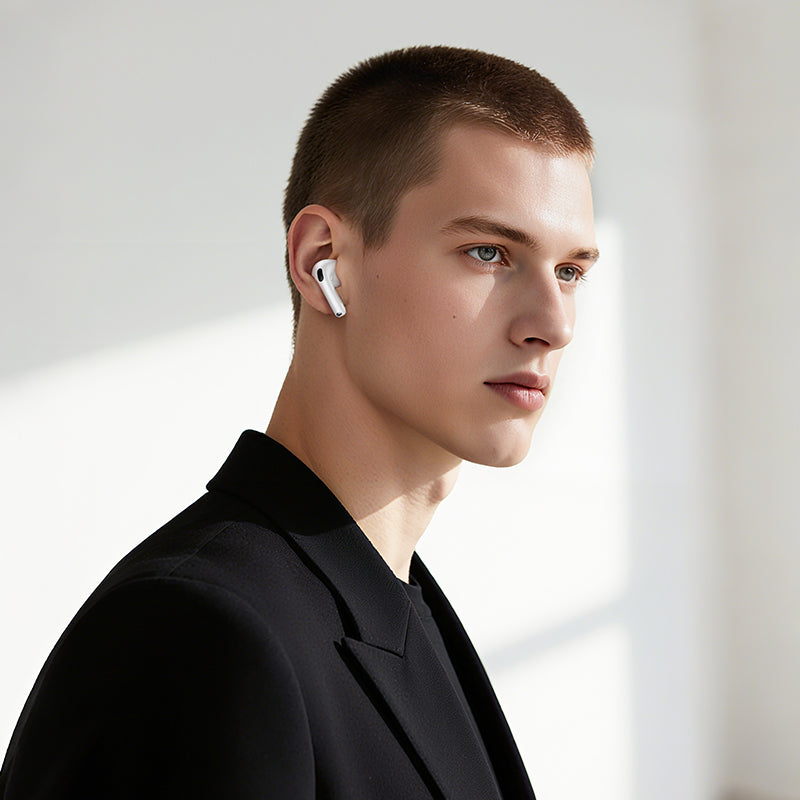 True Wireless Earphones with Bluetooth 6.0 and Pressure Touch Controls