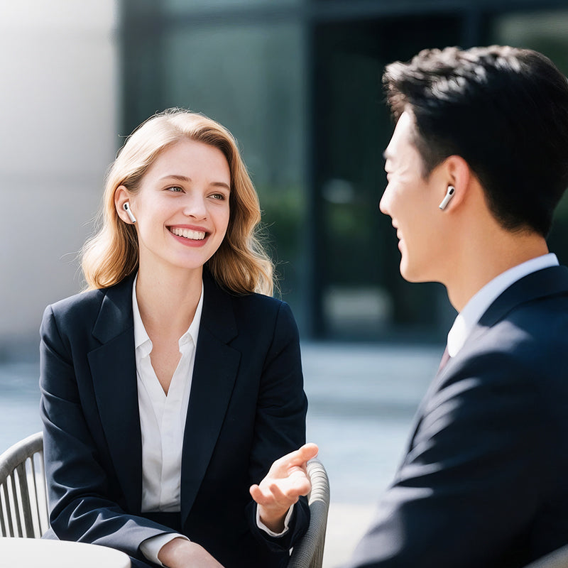 True Wireless ANC Earbuds with AI Translation & Heart Rate Monitor
