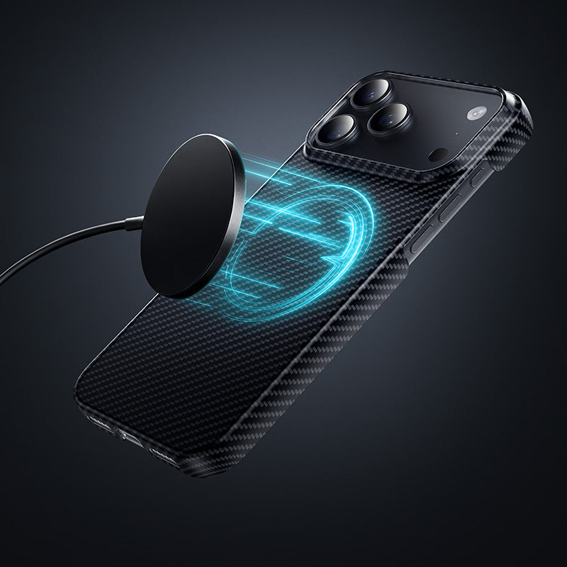 Ultra-Thin Magnetic Carbon Fiber Texture Protective iPhone Case