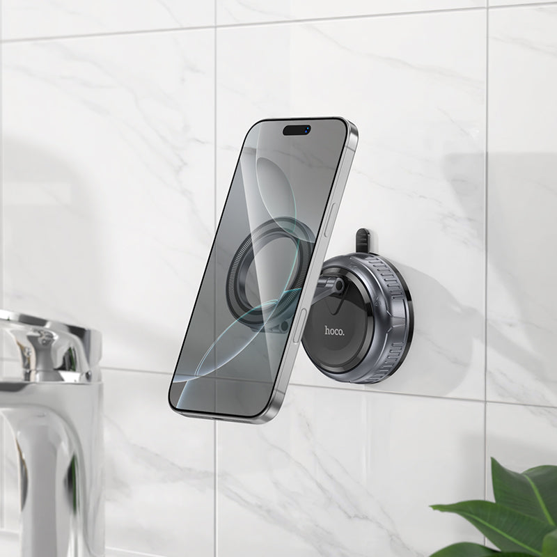 Universal Magnetic Vacuum Suction Cup Phone Mount for Car & Home