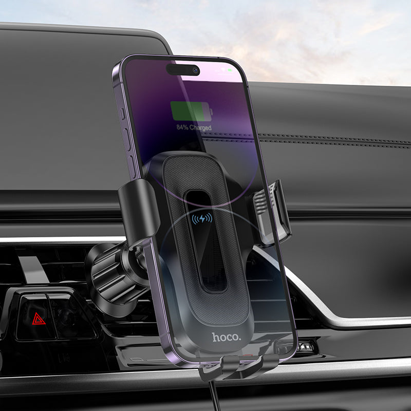 Wireless Charging Car Mount w/ Auto Clamping - SKmobile Canada
