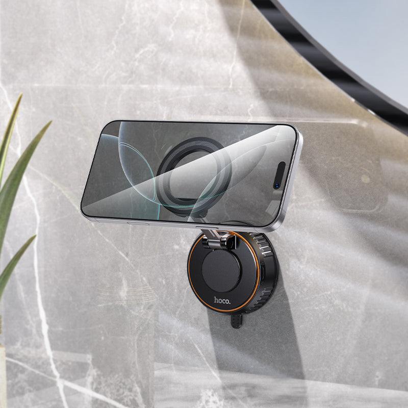 Universal Vacuum Suction Magnetic Car Phone Mount with 360-Degree Rotation