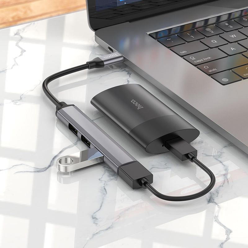 USB-C HUB Adapter (USB-C to USB 3.0 x 1 + USB 2.0 x 3) - SKmobile Canada