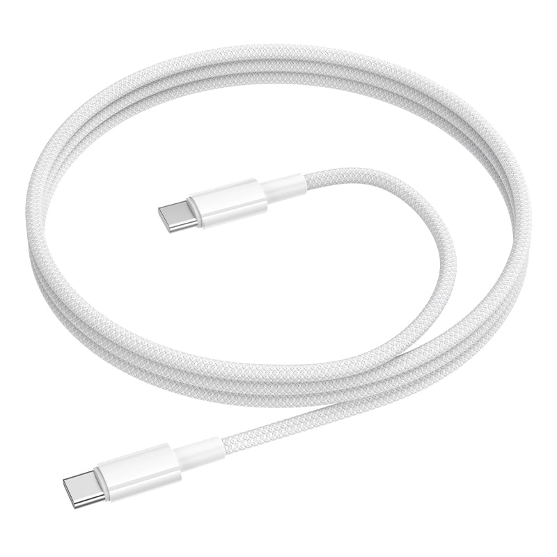 Borofone 60W Braided USB-C to USB-C Data and Charge Cable (1m)