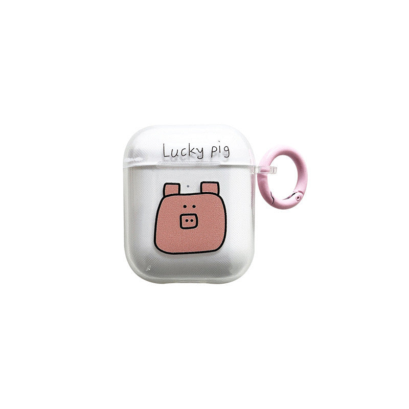 Lucky Pig Clear AirPods Case