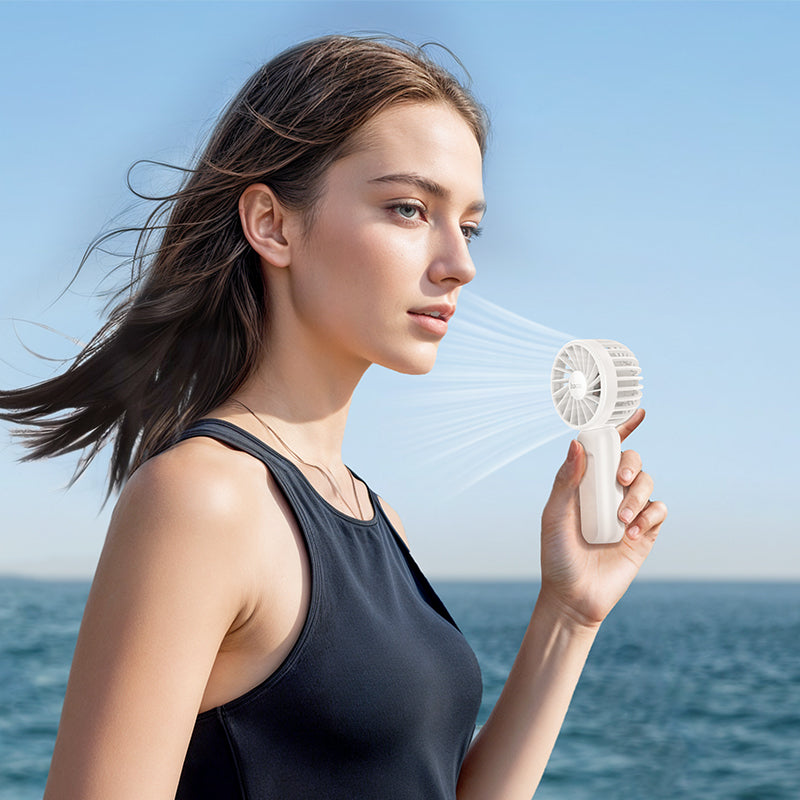 2-in-1 Portable Handheld & Desktop Fan