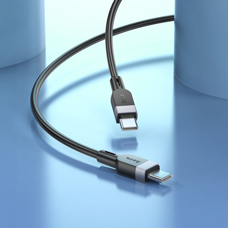 Hoco 60W Silicone USB-C to USB-C Data and Charge Cable (2m)