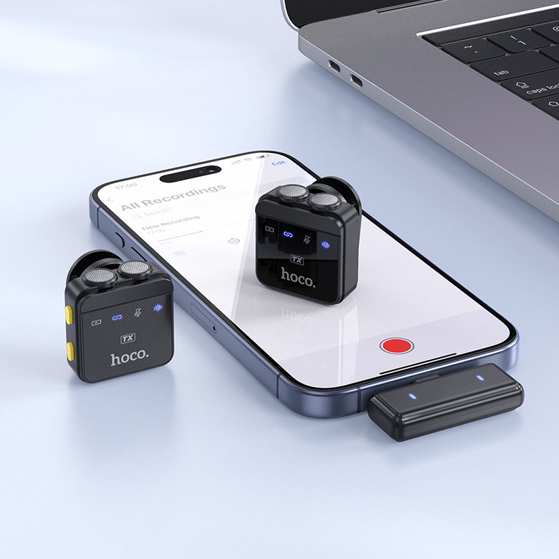 Magnetic Wireless Digital Dual Microphone (Lightning & USB-C)