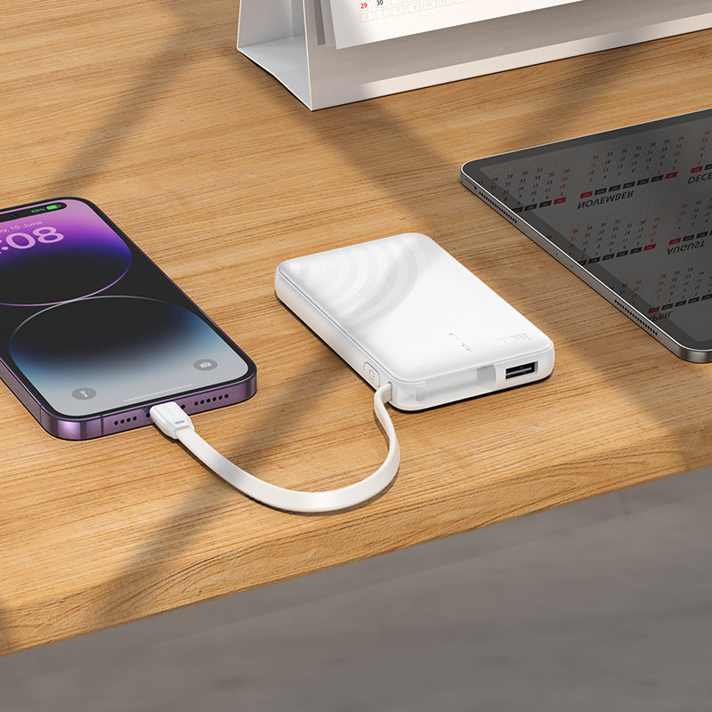 J134 Power Bank with Lightning Cable (5000 mAh)