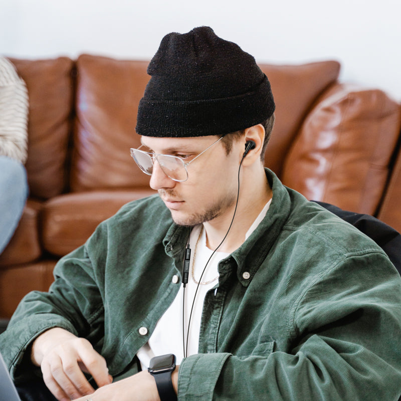 Hoco USB-C Wired Volume Controlled Soft Buds Digital Earphones with Mic