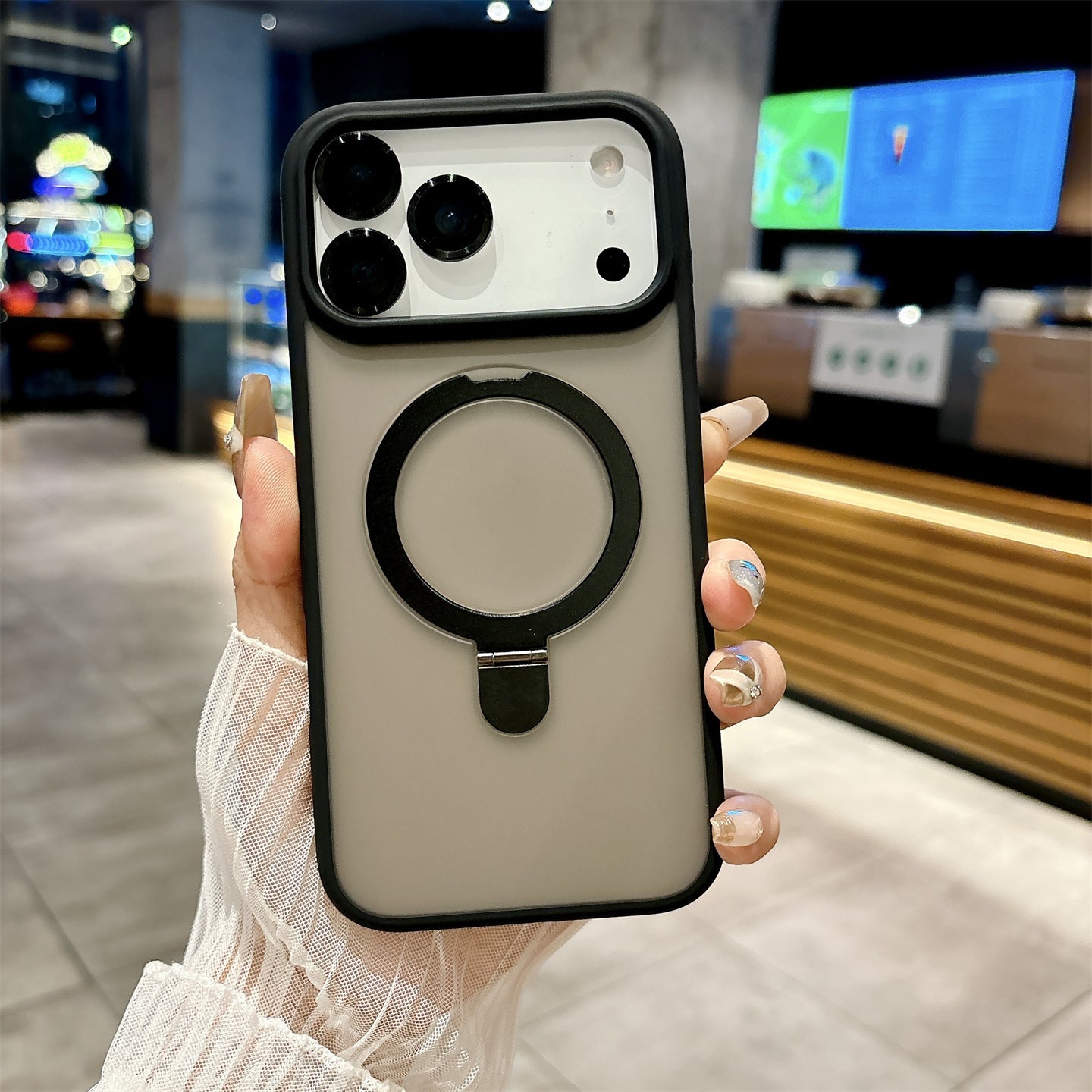 Circle Kick Stand MagSafe Case for iPhone 17 Series (ALL)