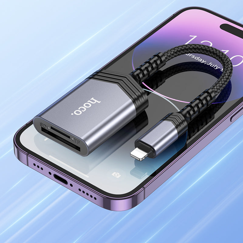 Lightning to 2-in-1 Memory Card OTG Adapter - SKmobile Canada