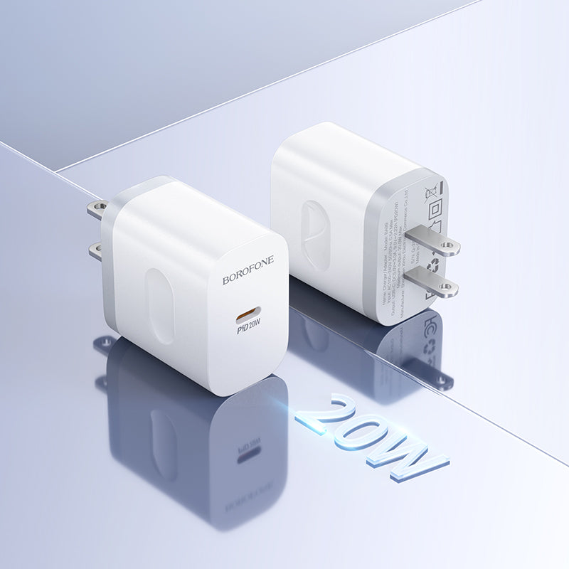 Borofone PD20W Charger Set with USB-C to USB-C Cable