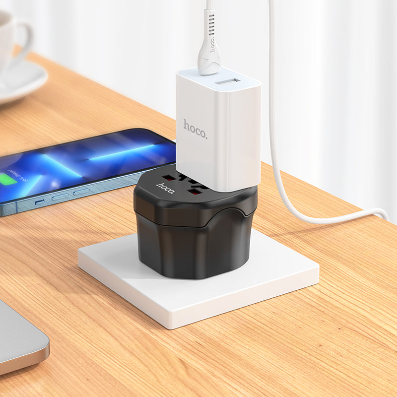 Universal UK Adapter Plug Flame Retardant Travel Converter Adapter