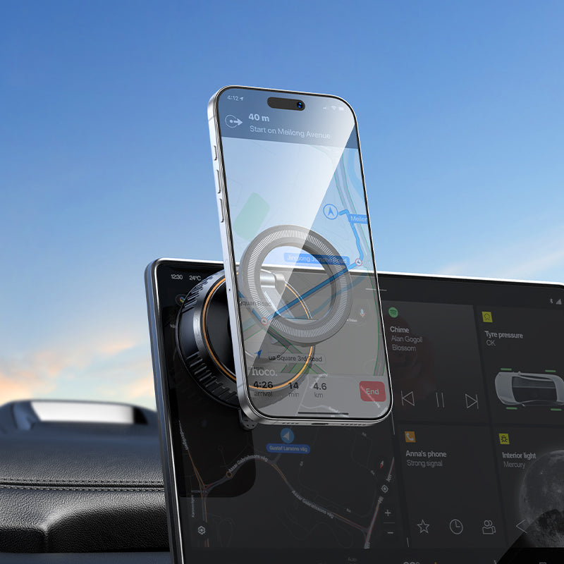 Universal Vacuum Suction Magnetic Car Phone Mount with 360-Degree Rotation