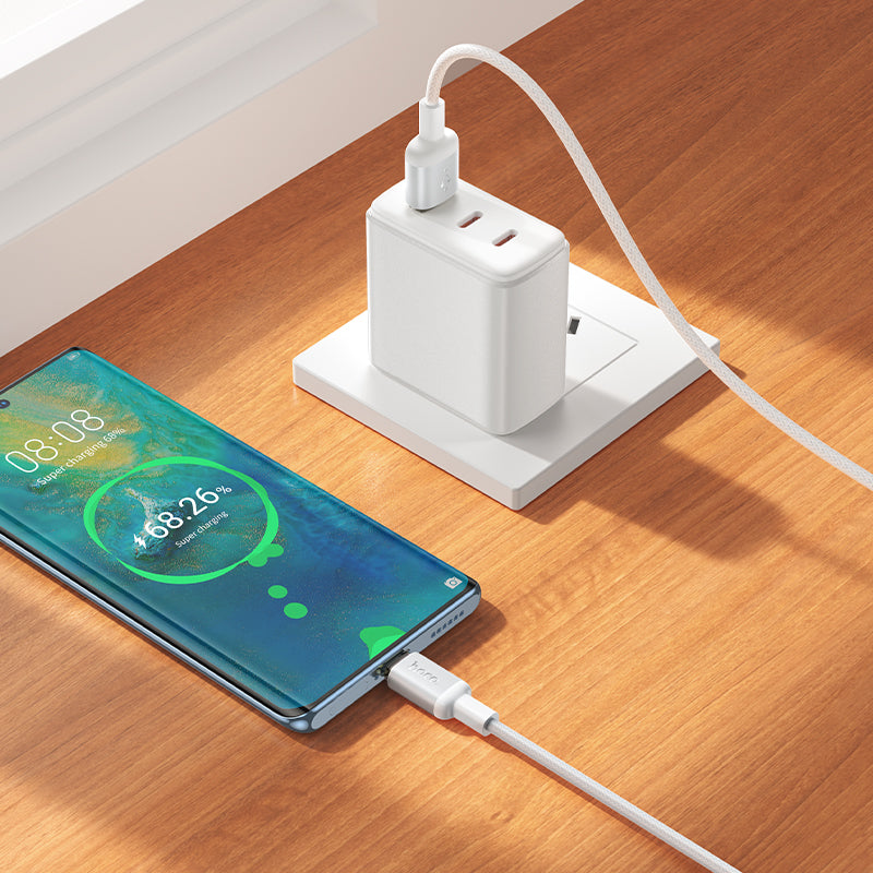 3A Fast Charging USB to Type-C Braided Cable High Speed Data (1m)