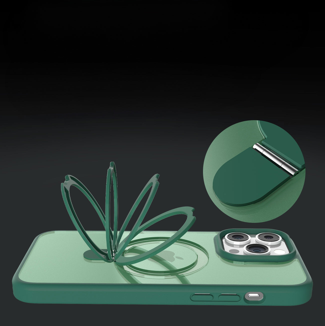 MagSafe Phone Case with Kick Stand for iPhones