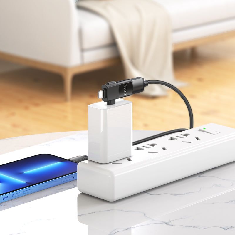 Lightning+USB-C to USB OTG Adapter - SKmobile Canada