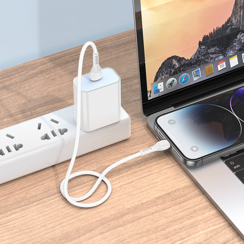Hoco USB-C to Lightning Data and Charge Cable (0.5m) - SKmobile Canada