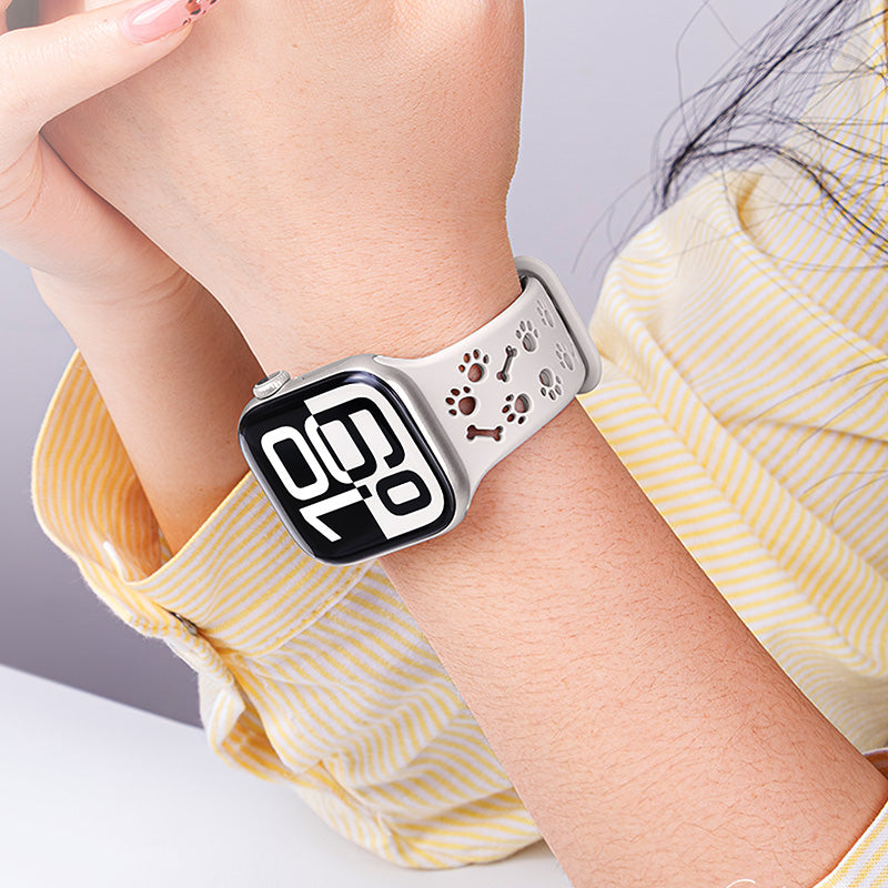 Apple Watch Band - Time Series Solid Color Silicone Strap (WA38)