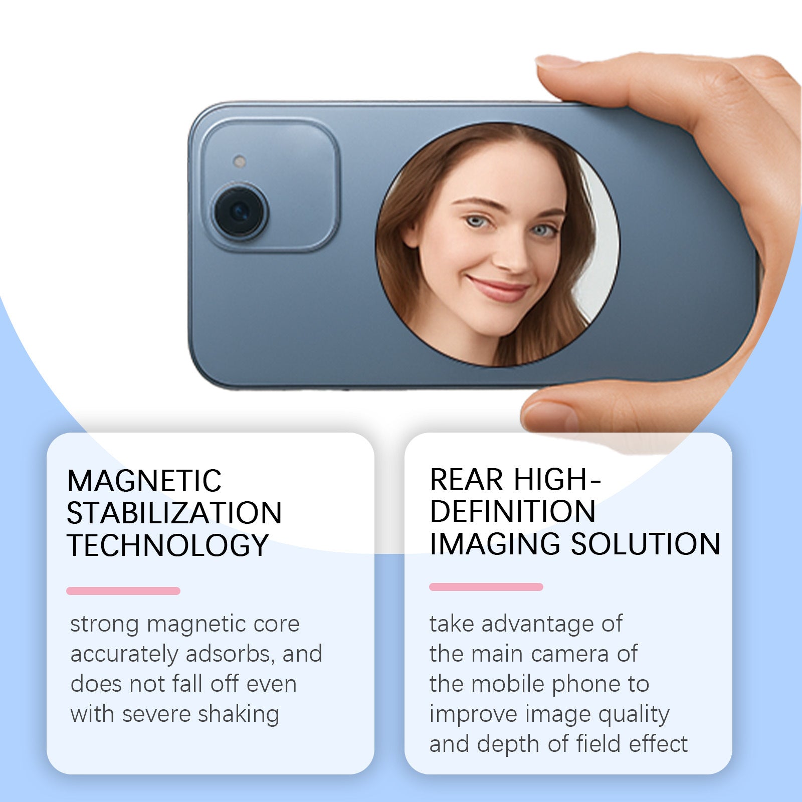 Jue Fish Magnetic Selfie Mirror