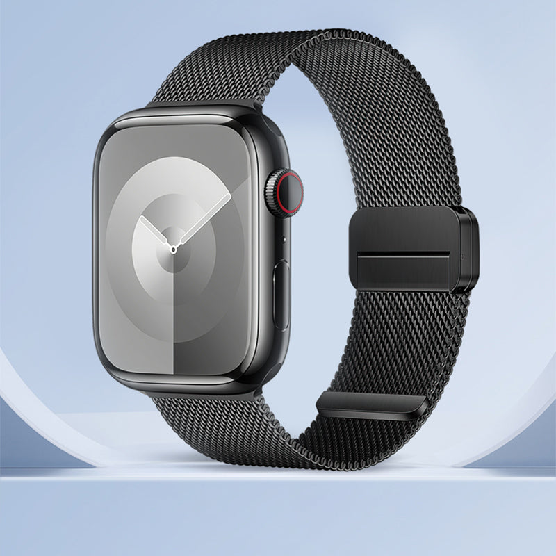 Apple Watch Band - May Series Two-Section Double Magnetic Buckle Milanese Strap