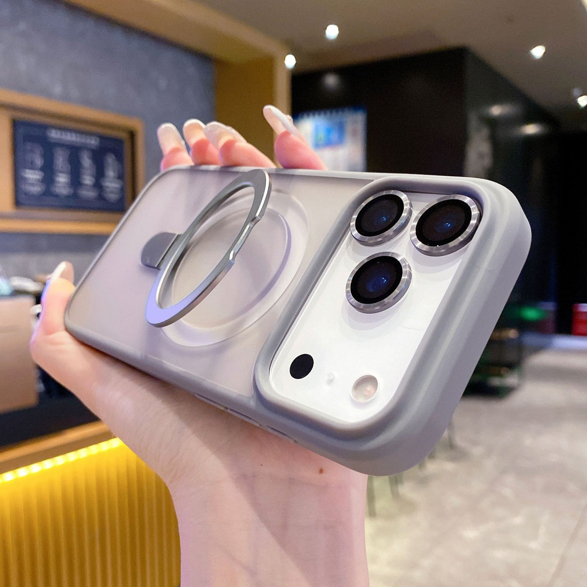 Circle Kick Stand MagSafe Case for iPhone 17 Series (ALL)