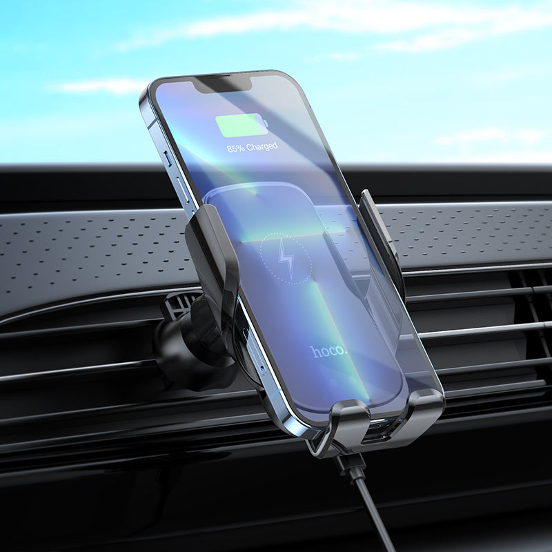 Wireless Charging Car Mount w/ Auto Clamping - SKmobile Canada