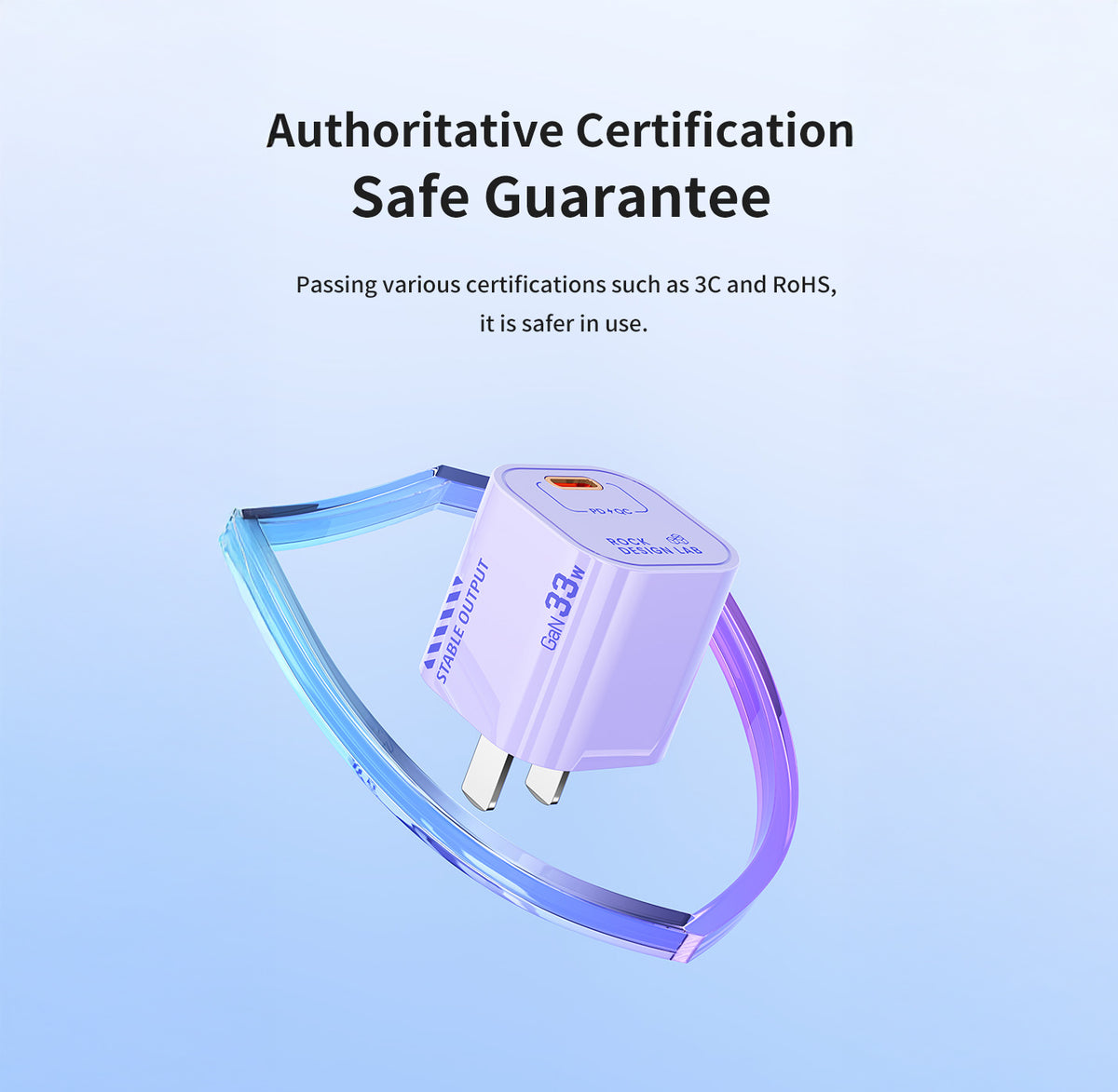 T88 Sugar Cube Series PD33W GaN Fast Charging Adapter (White Only)