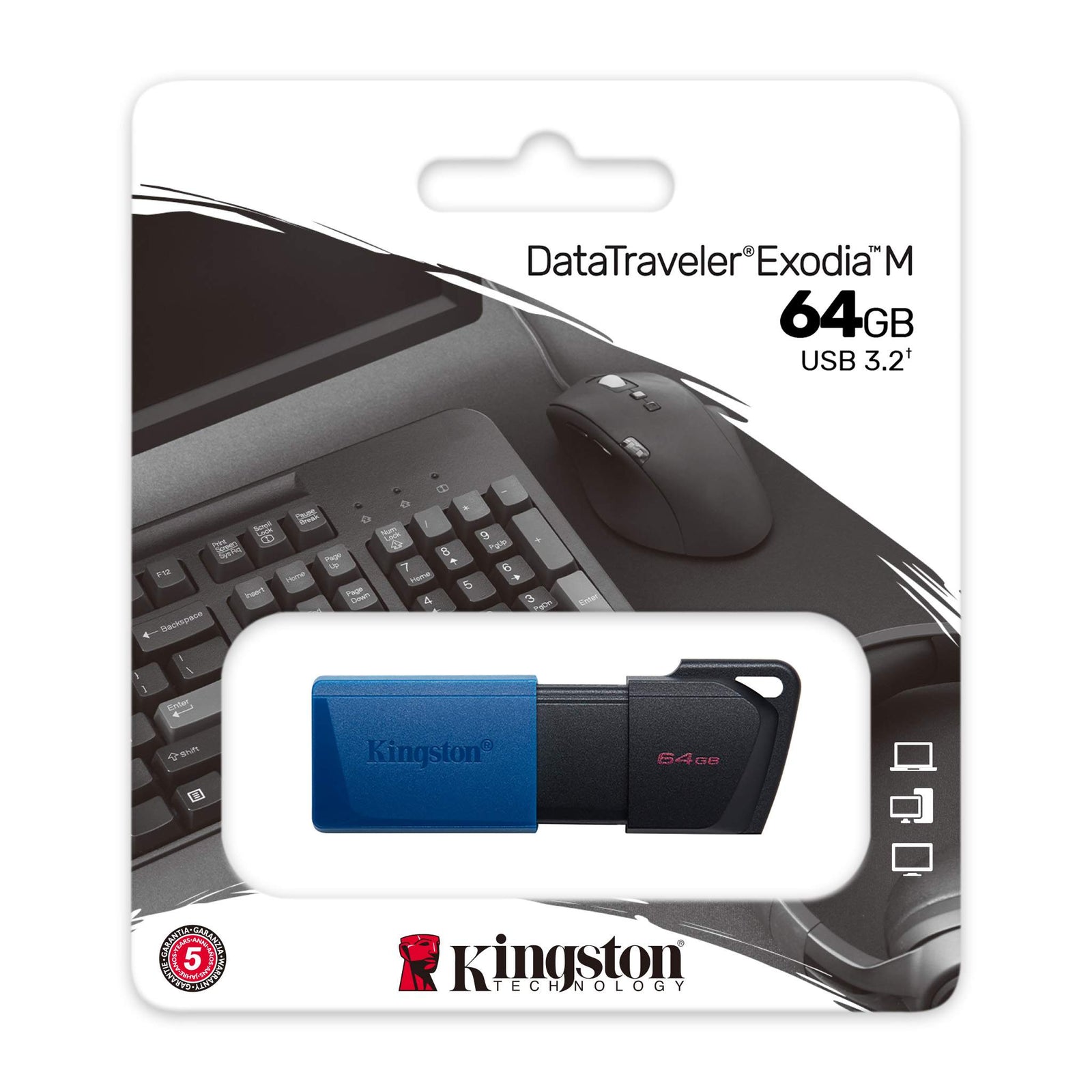 DataTraveler Exodia M USB Flash Drive DTXM/64GB
