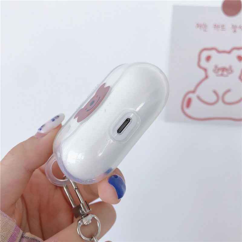 Brown Diapers Bear AirPods Case