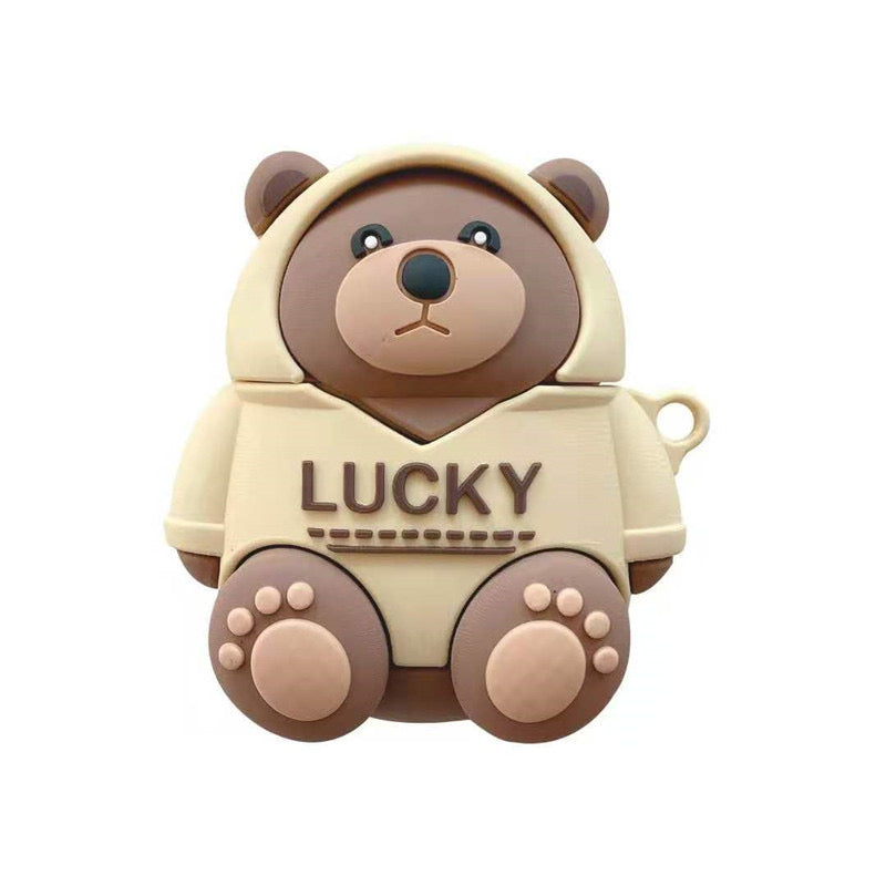 Lucky Hoodie Bear AirPods Case