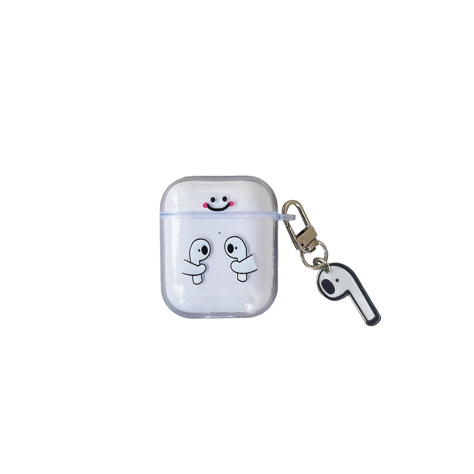 Cartoon Smiley Cuddling AirPods Case