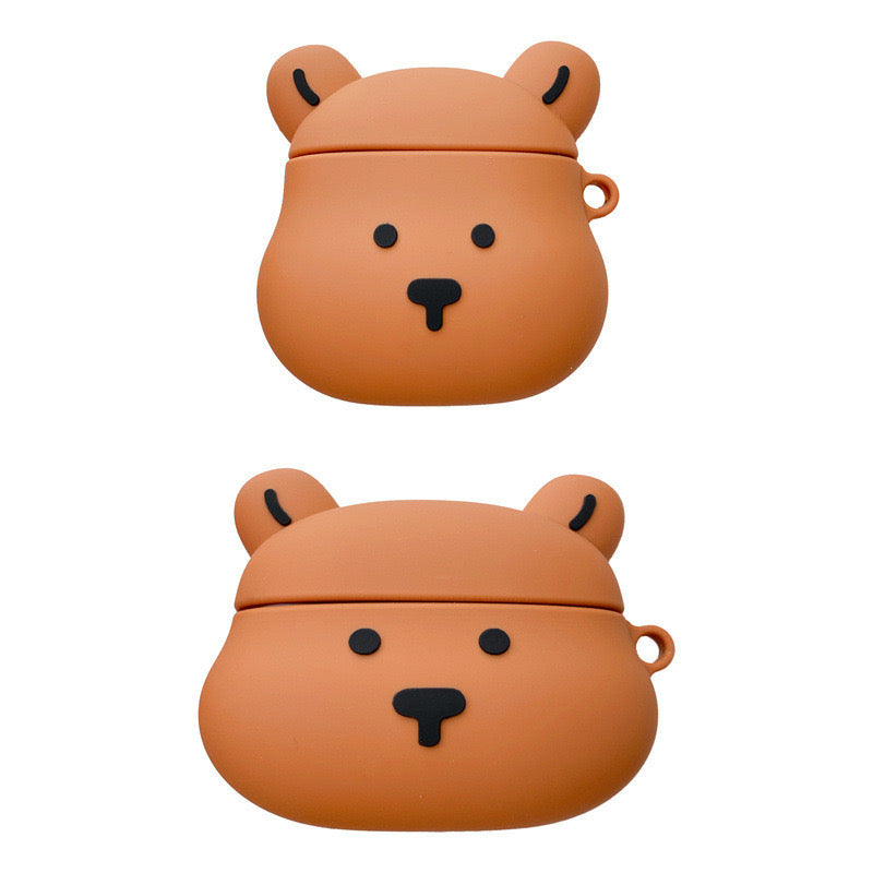 Brown Little Bear AirPods Case