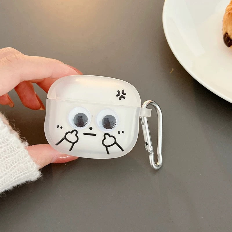 Funny Eyeball Fingers AirPods Case