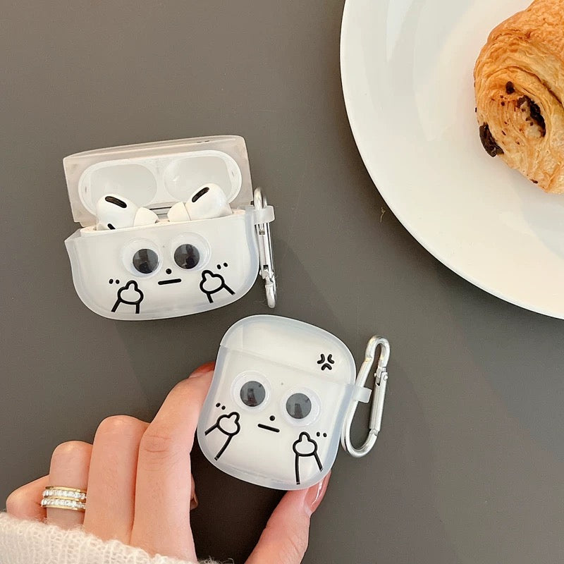 Funny Eyeball Fingers AirPods Case