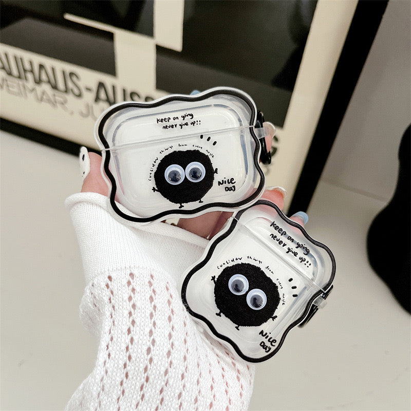 Coal Ball 3D Eye AirPods Case