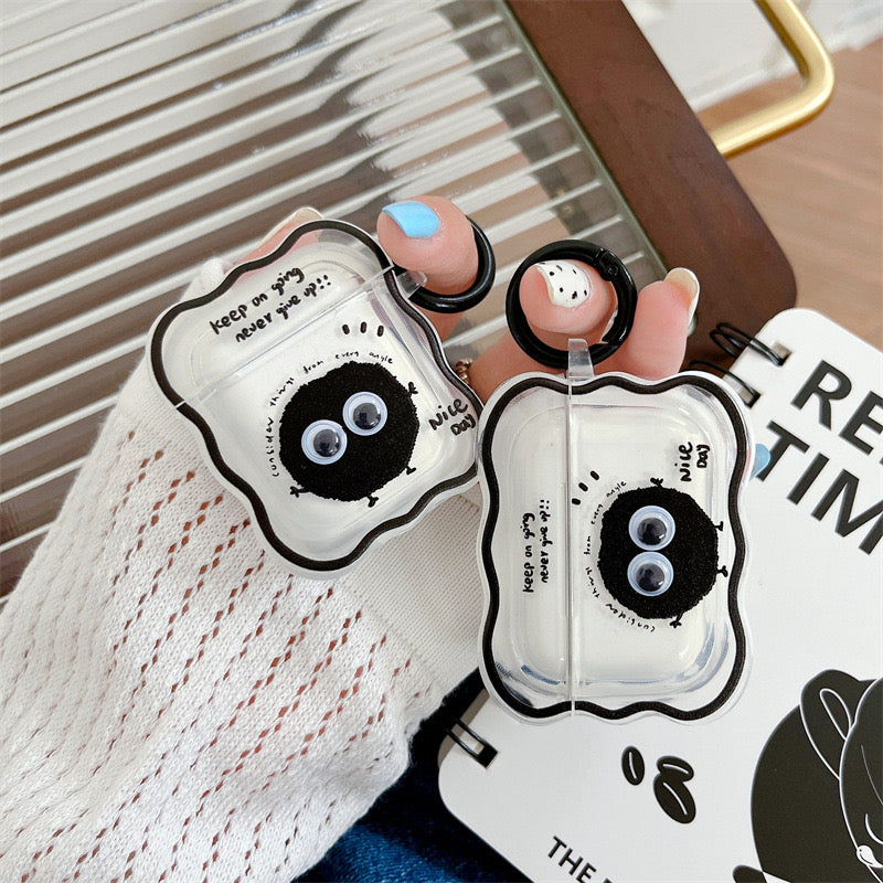 Coal Ball 3D Eye AirPods Case