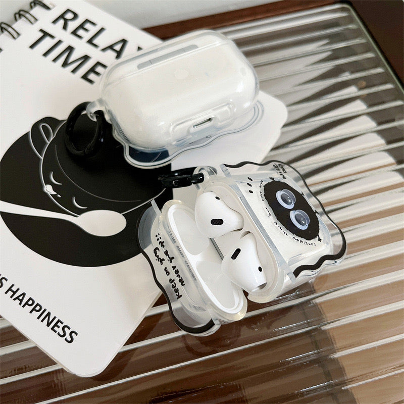 Coal Ball 3D Eye AirPods Case