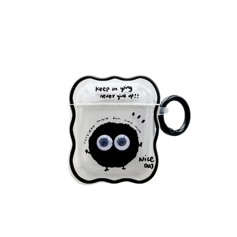 Coal Ball 3D Eye AirPods Case